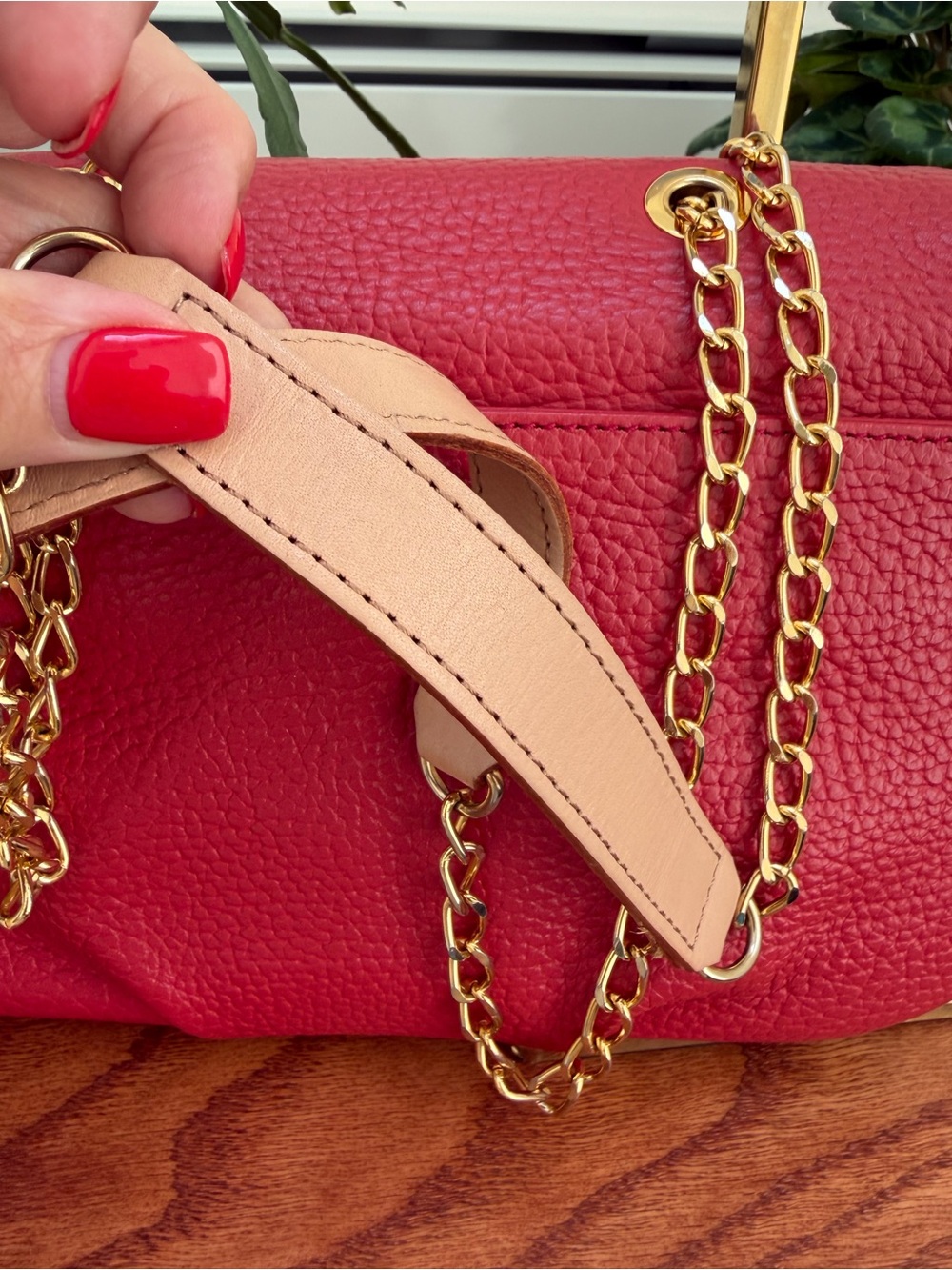 Blue Label Crestbridge/Burberry Red Bag - Picture 6 of 16